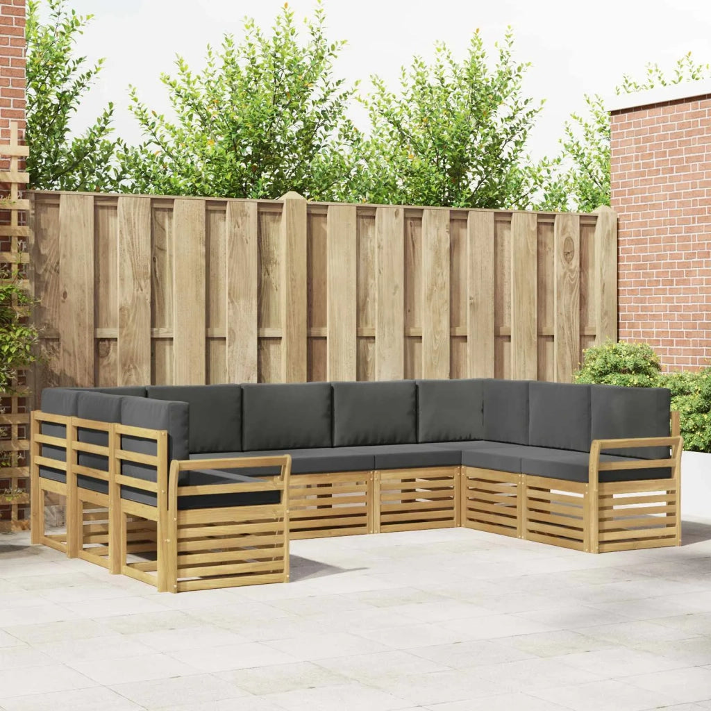 Set divani Legno di Acacia Massello 3392507