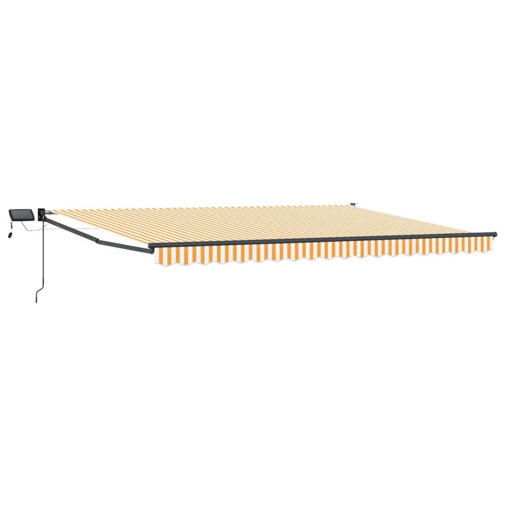Tenda retrattile manuale con LED 4,5 × 3 m 3419476