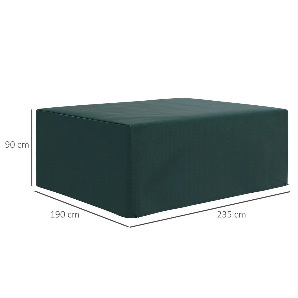Funda Protectora per Mobili da Giardino ¨C Minimal ¨C Verde 235x190x90 cm