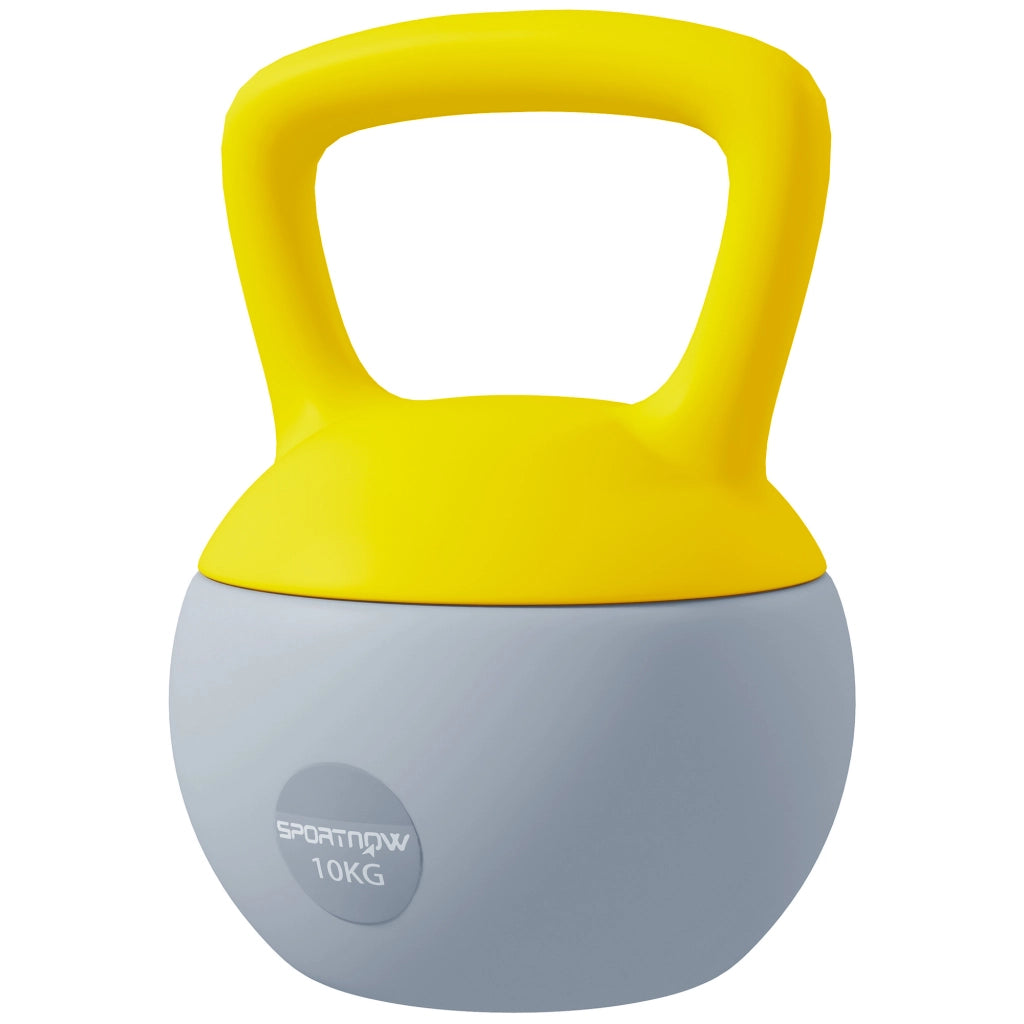 Kettlebell ¨C zephmum ¨C 10kg, grigio e giallo
