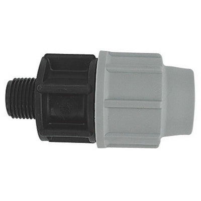 RACCORDO MASCHIO PLASSON PER TUBO POLIETILENE- 11/2 x 50- PLASS- pezzi 1