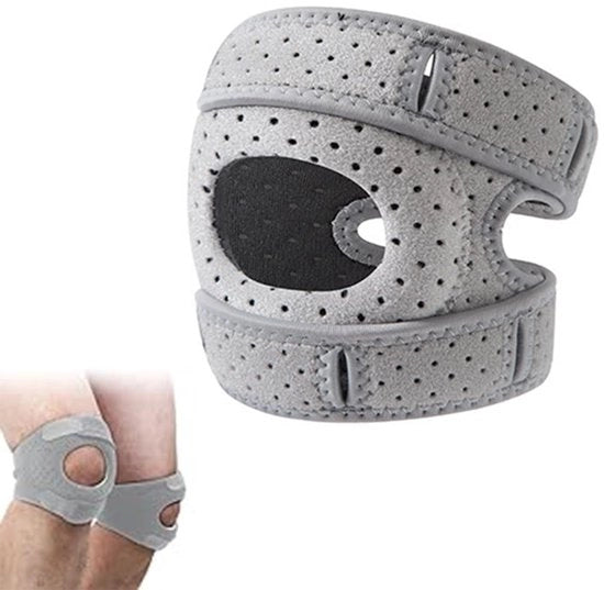 Benda per Ginocchio Professionale Protezione Sportiva - Ginocchio Adattabile - Respiro Naturale - Dampening degli Impatti - Stabilità - Tessuto a Tre Dimensioni - Protezione Ginocchio