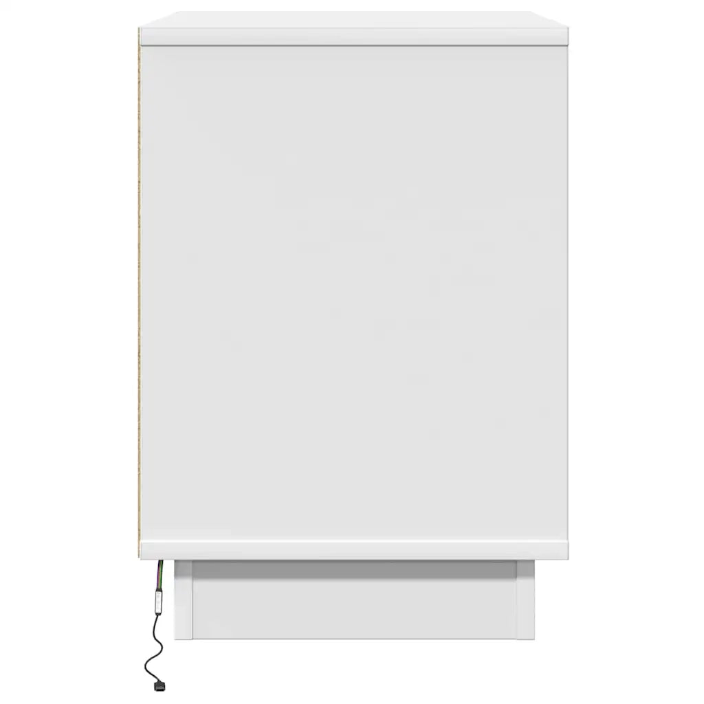 Armadio da Notte con cassetto 2 pcs Bianco 50 x 34,5 x 50 cm. 869579