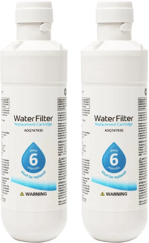 Filtro dell'acqua per frigorifero 2 pezzi - filtro di sostituzione universale - compatibile con Kenmore 9980 - filtra fino a 300 litri - facile da sostituire - riduce metalli pesanti - filtro dell'acqua