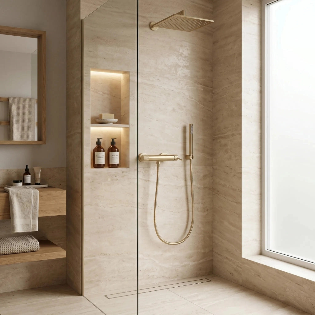 Rubinetto Per Vasca Rea Venti Brush Gold