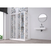BOX DOCCIA ANGOLARE ACRIL 70/75X85/90XH190CM PVC