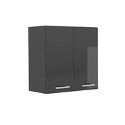Pensile da cucina R-Line Antracite lucido/Antracite 60 cm Vicco