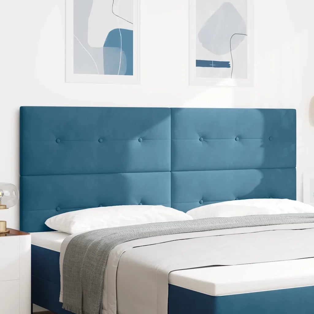Testiera | Testata Blu Scuro 200 cm Velluto