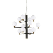 Lampada A Sospensione Copernico Sp12 Nero Ideal-Lux
