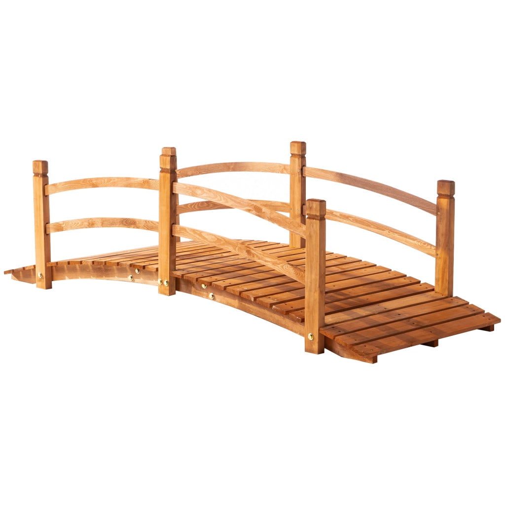 Ponte da Giardino in Legno ¨C Minimal ¨C 185x72x58 cm Natural