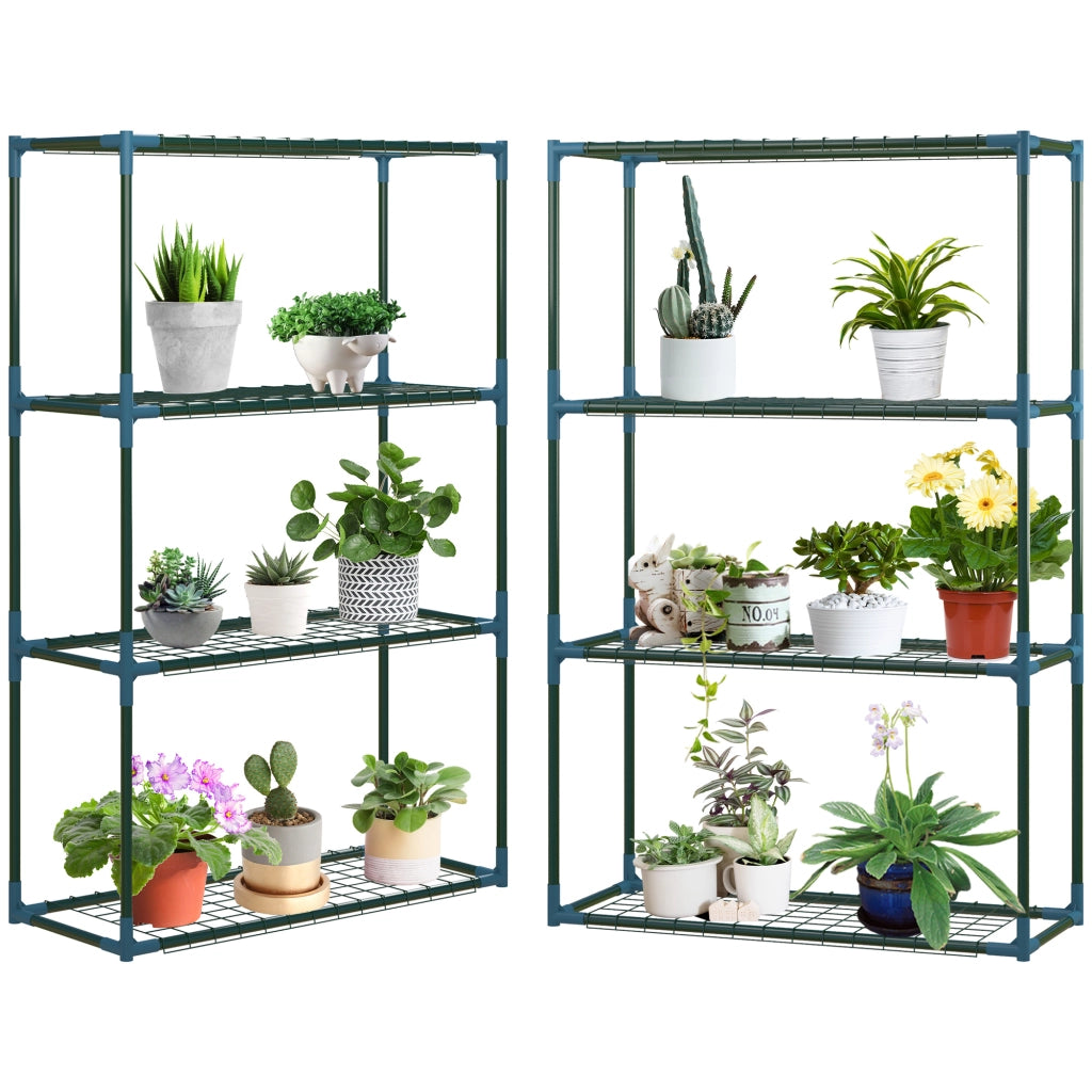 Scaffale per piante ¨C Minimal ¨C verde, metallo, 70x27x110 cm