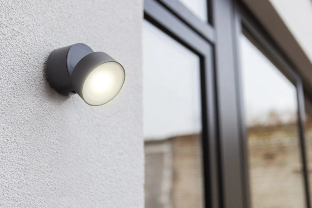 Applique esterna TRUMPET Lutec LED 8W antracite IP54