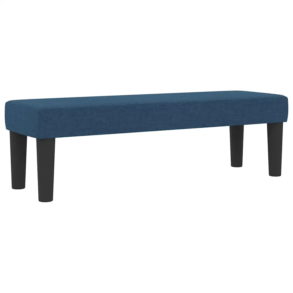 Letto a molle con materasso Blu 180 x 200 cm Tessuto