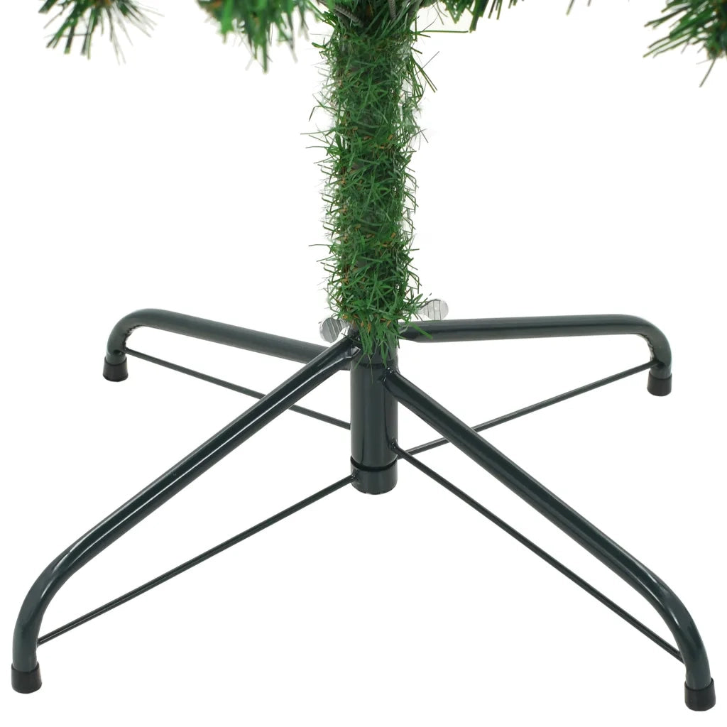 Albero di Natale Artificiale-Albero Natalizio con Pigne 210 cm