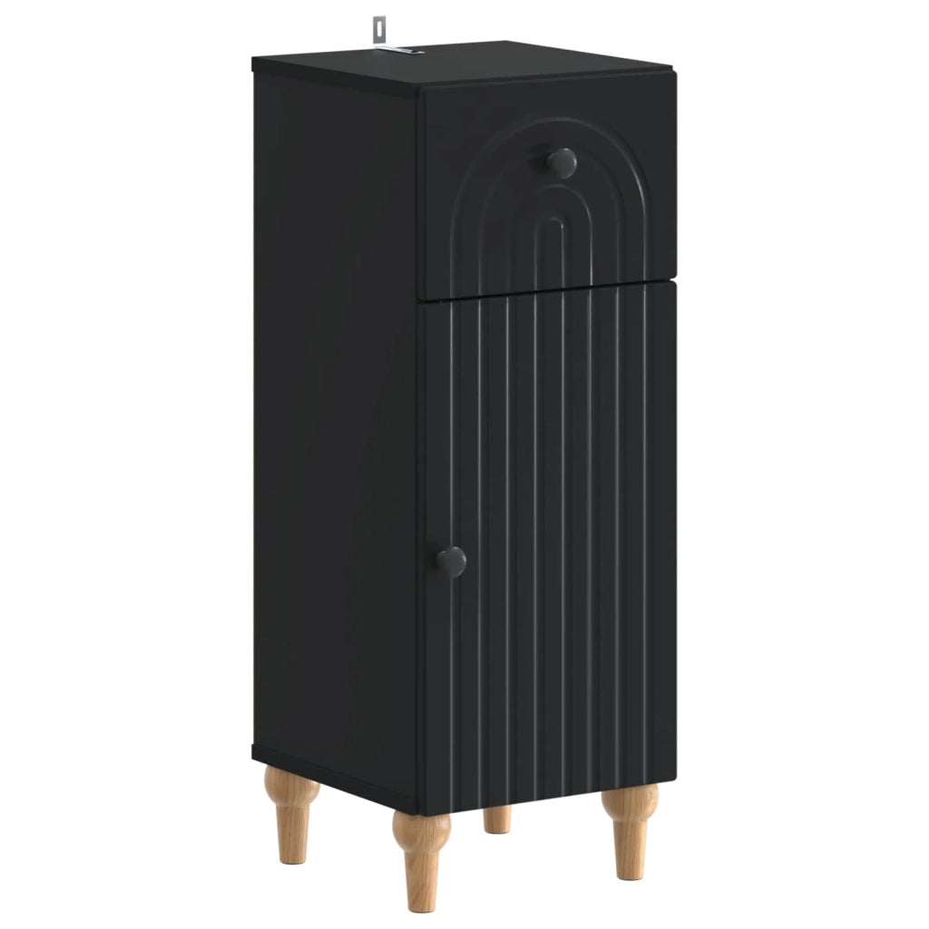 Set di Armadi da Bagno da 2 Pezzi ALKMAAR Nero 3417991