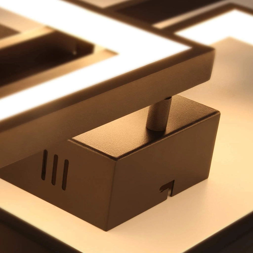 ZMH Lampada da soffitto plafoniera LED metallo design moderno
