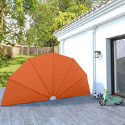 Tenda Laterale per Terrazza Pieghevole Terracotta 200 cm 44580