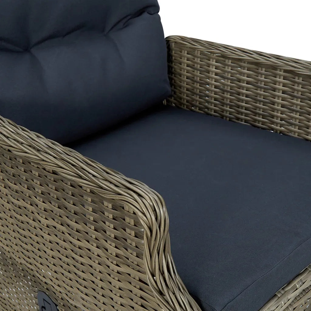 Set Mobili da Pranzo per Giardino 7 pz Marrone 3067846