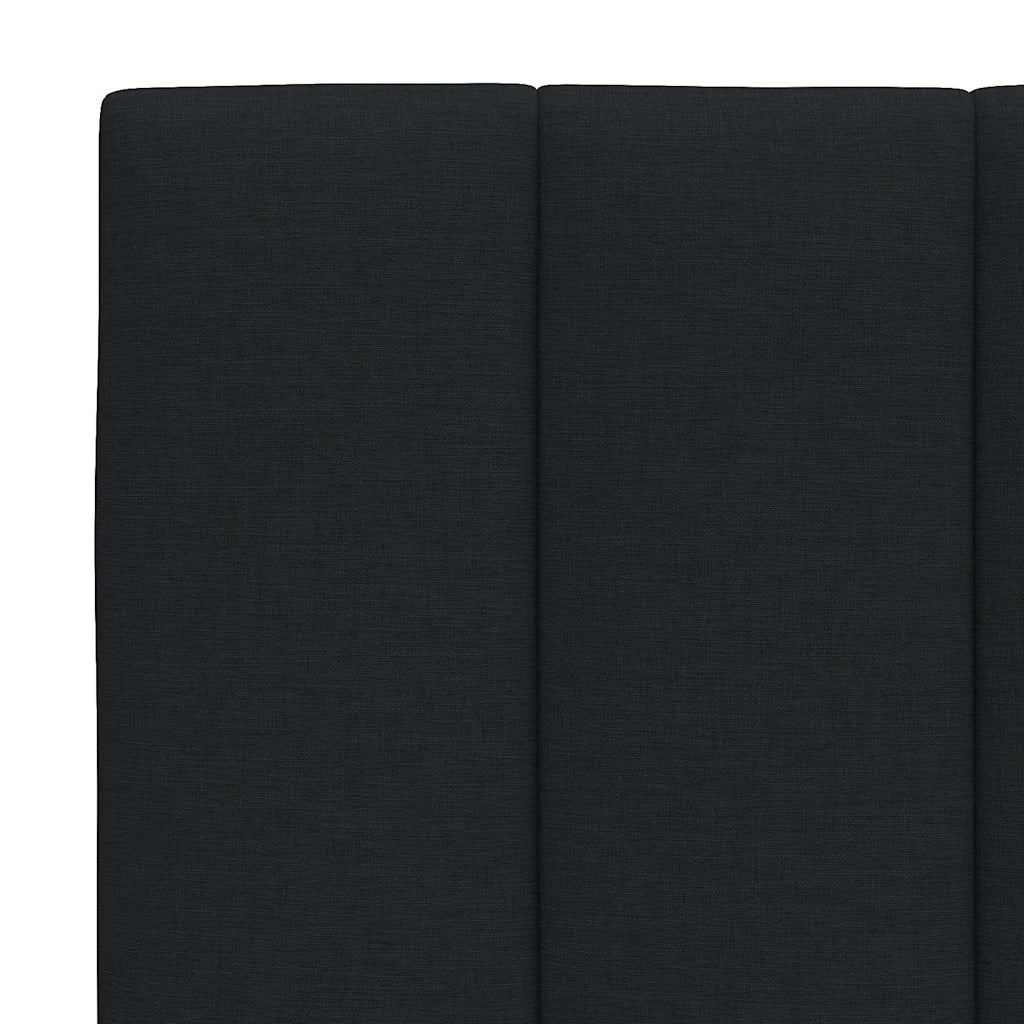 Cuscino Testiera Hanko Nero 160 cm in Tessuto 4019172
