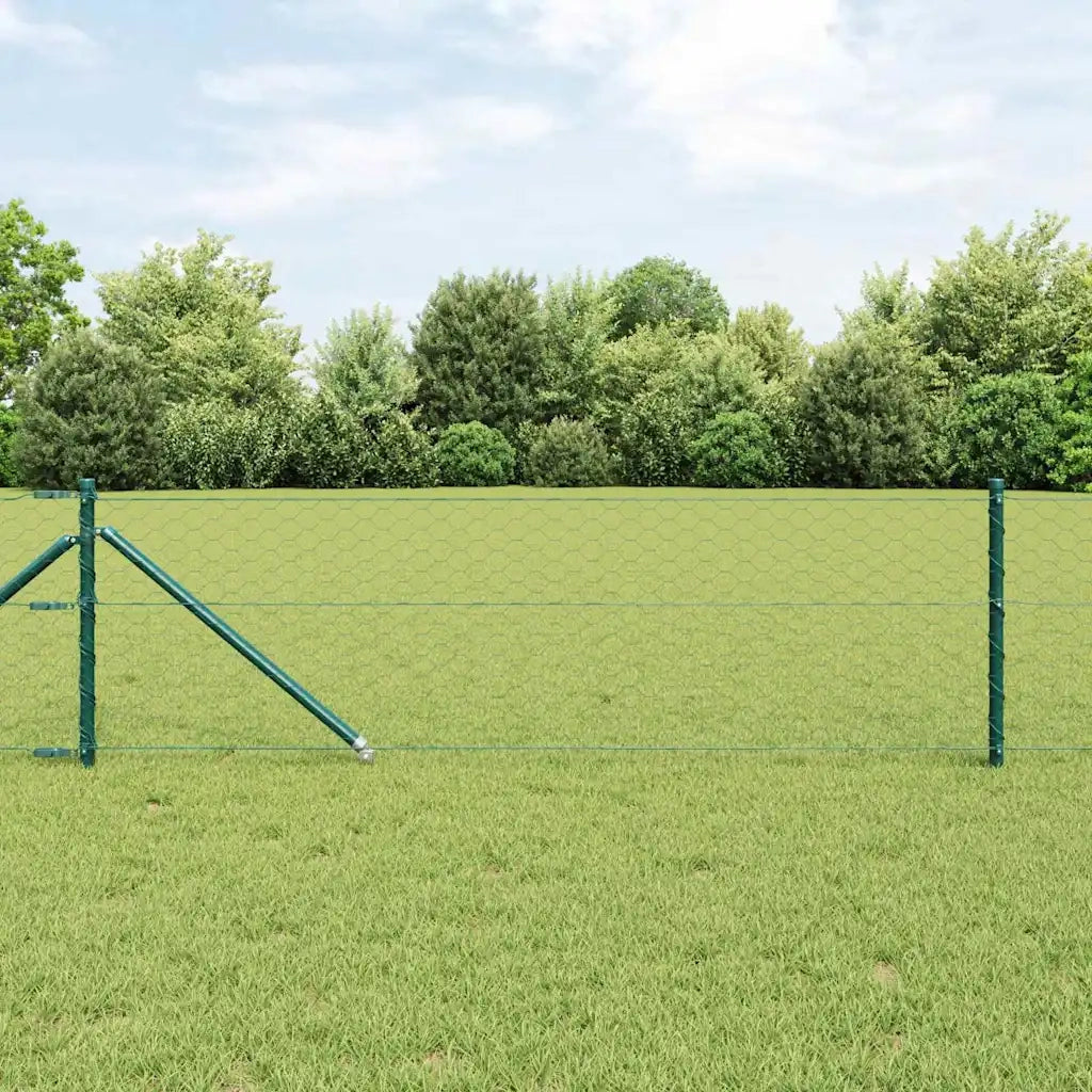 Palo della recinzione Verde 100 x 0,6 m (rete da 50 mm)