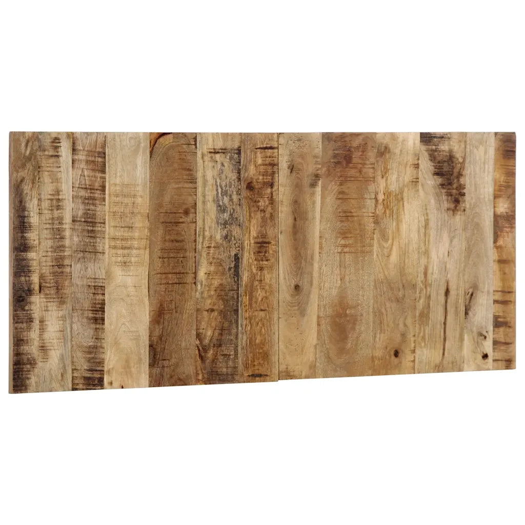 Testiera 120 cm in Legno Massello di Mango Grezzo 4017491