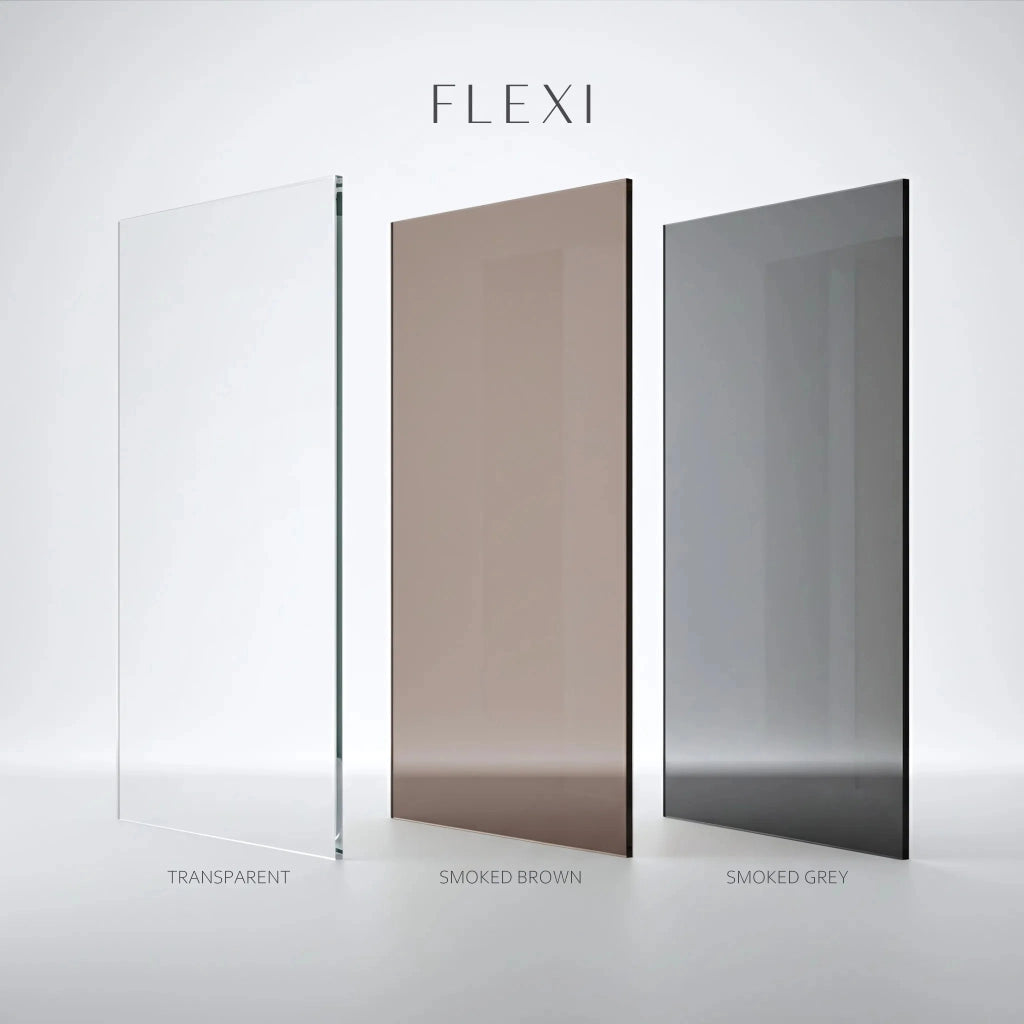 Parete Doccia Rea Flexi Transparent / Gold 120