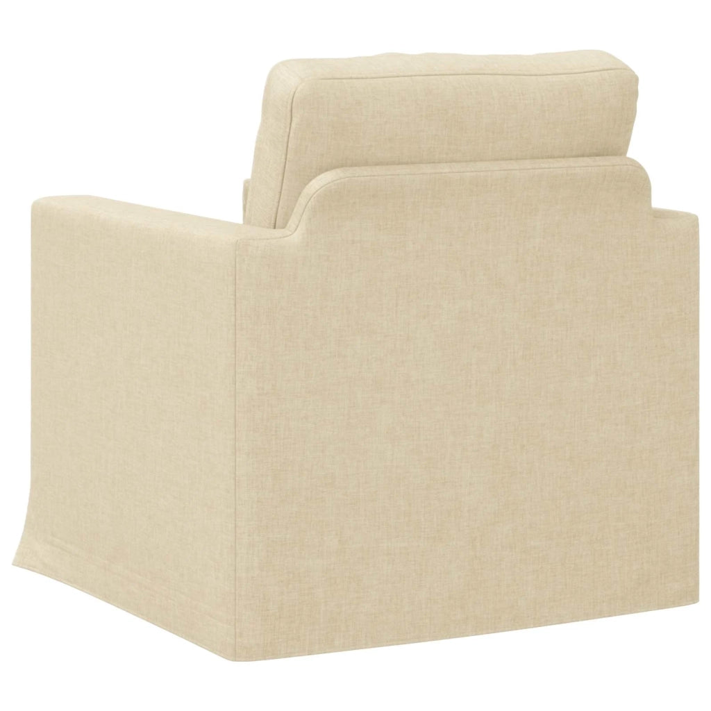 Divano Crema 78 x 78 x 80 cm Tessuto 42024353