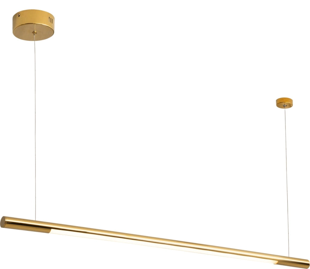 Lampada sospesa Maxlight Organic oro 100cm LED 16W