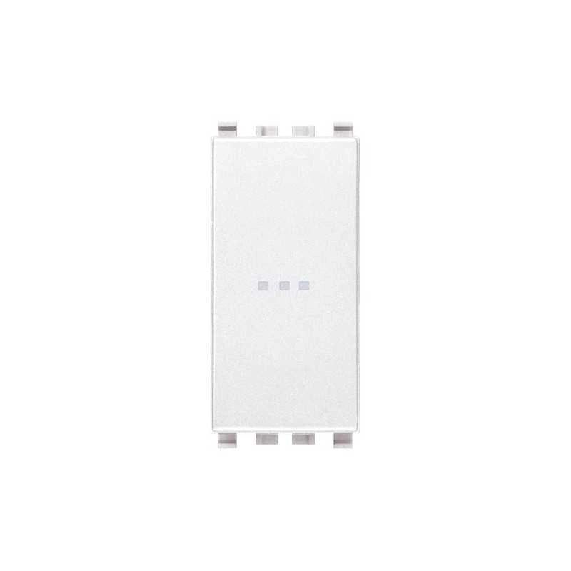 20101.B Interruttore 1P 16Ax Assiale Bianco Eikon