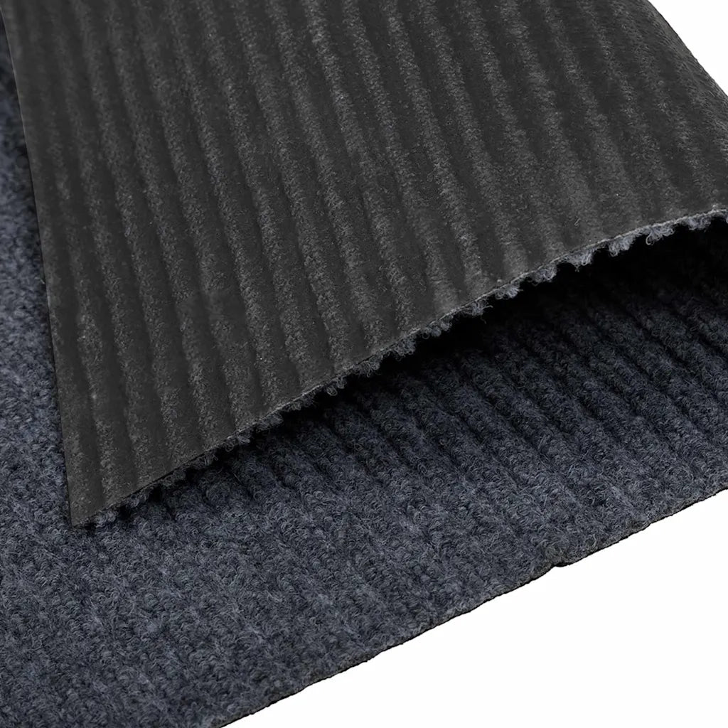 Runner in Moquette | Runner Tappeto Grigio 80 x 250 cm Tessuto