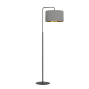 Lampada da terra Emibig Hilde 150cm E27 grigio/nero