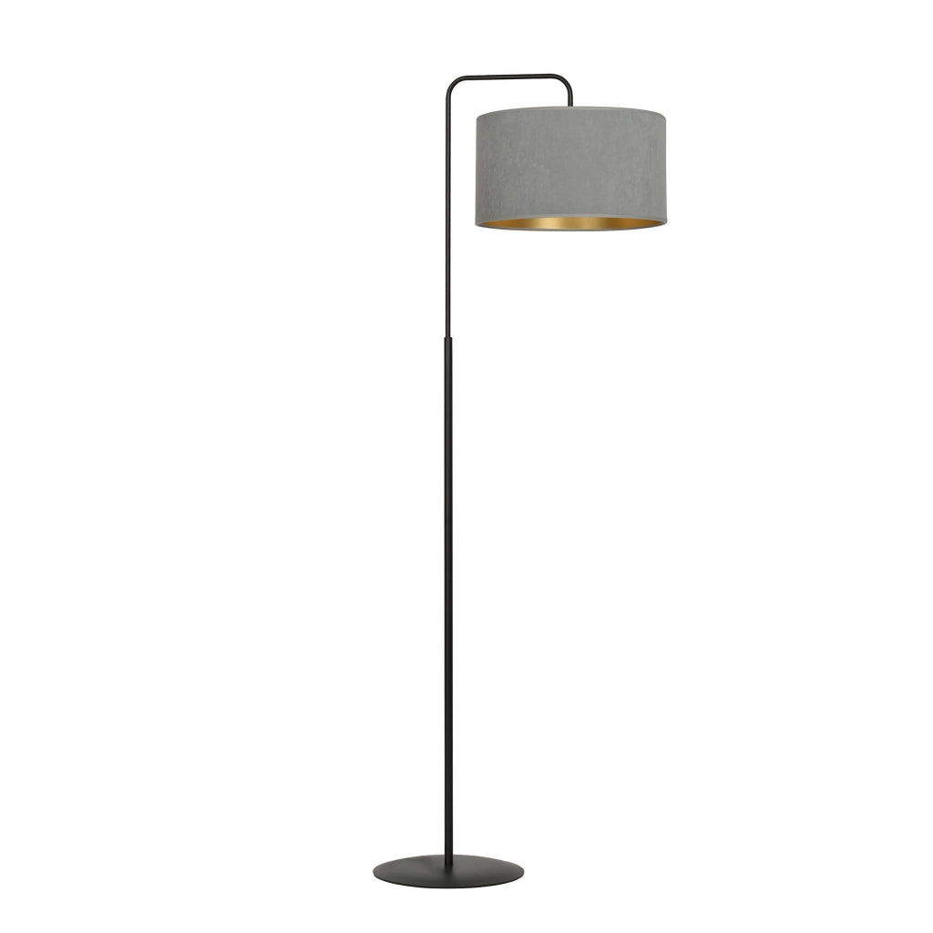 Lampada da terra Emibig Hilde 150cm E27 grigio/nero