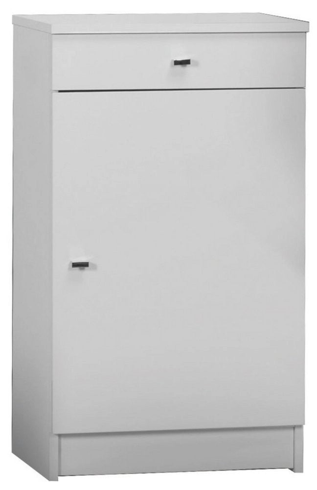 1pz mobile bianco laccato 1 anta + 1 cassetto cm 46x34x80h 222tl cod:ferx.95725