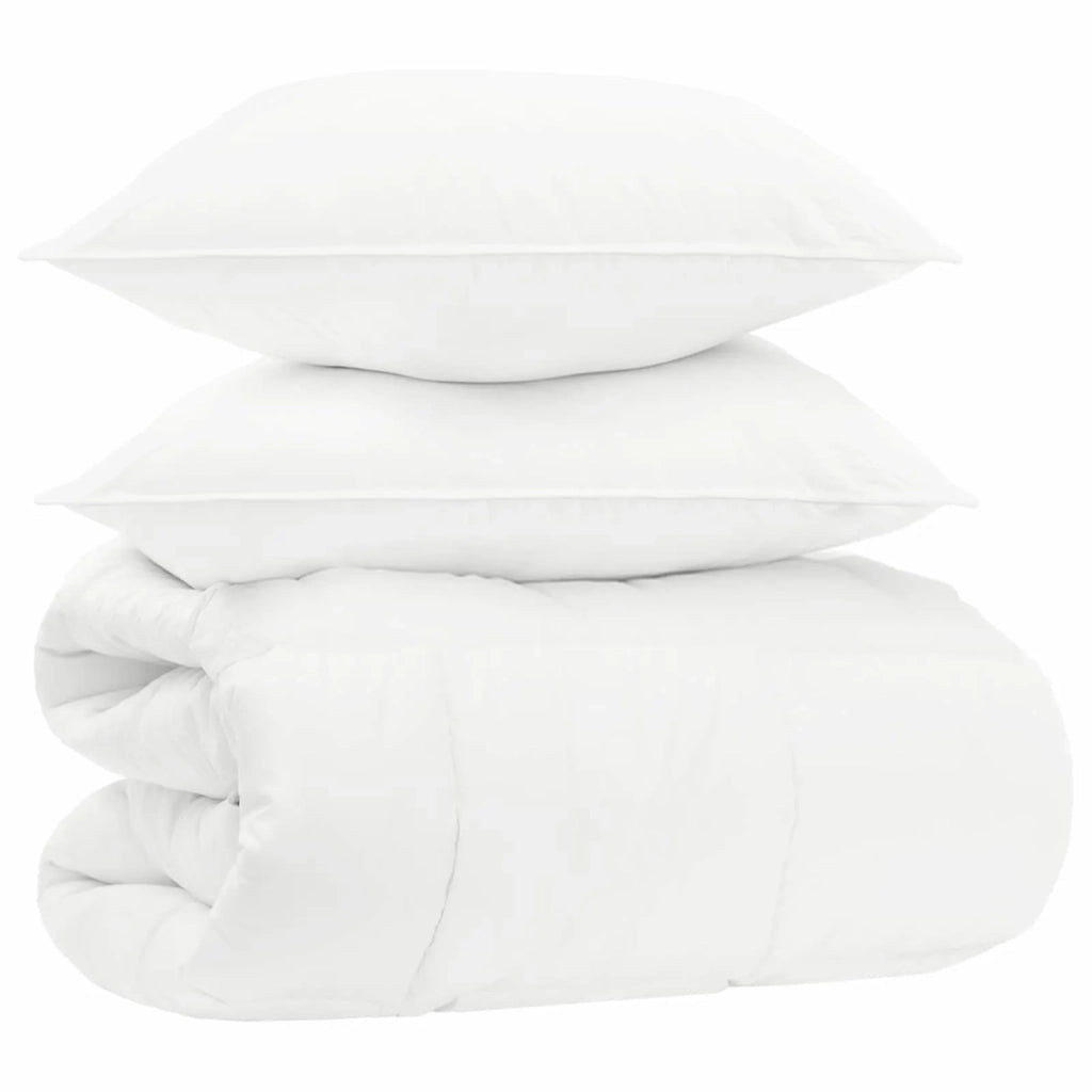 Set di piumoni Bianco 200 x 200 cm Cotone, Bambù, Poliestere 3432209