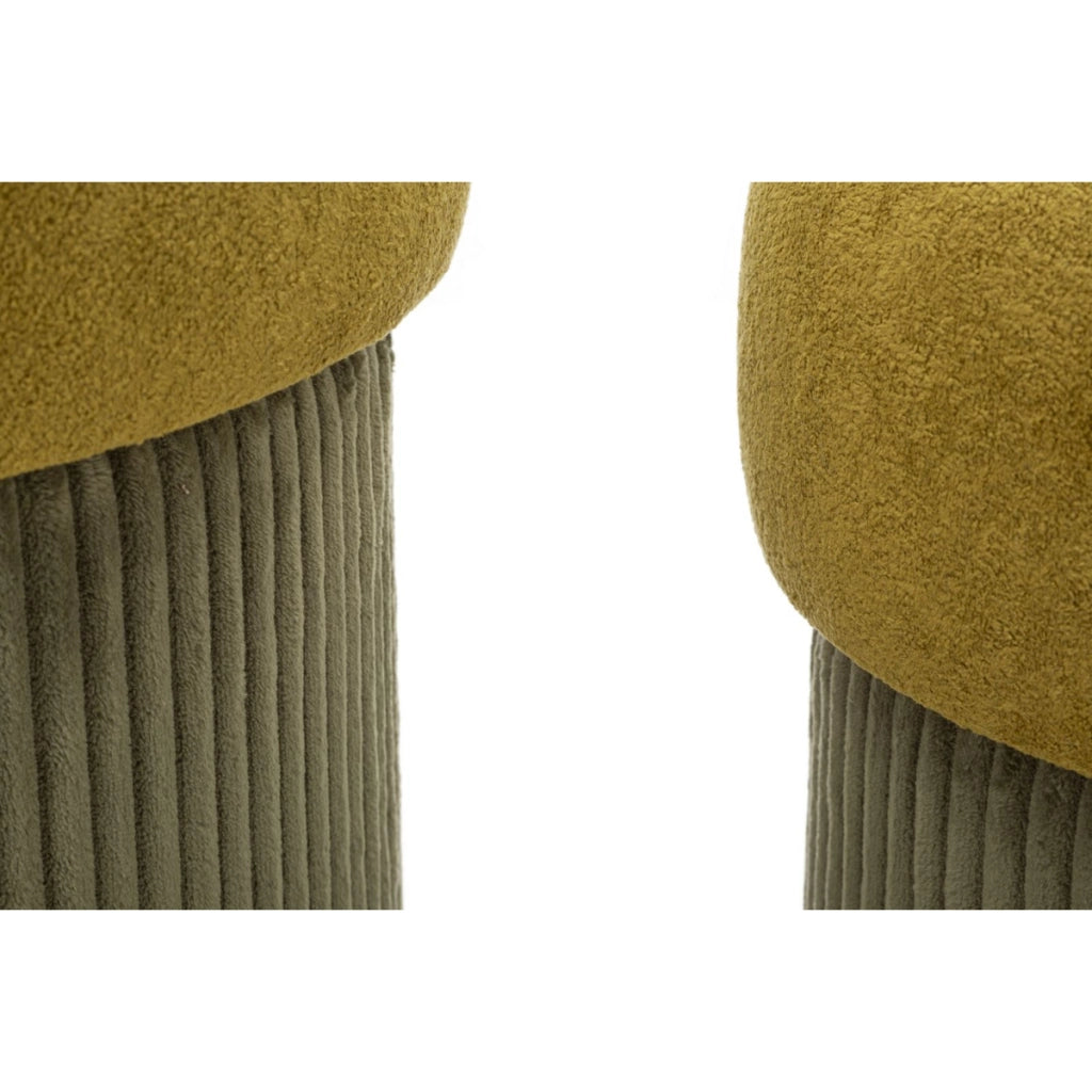 Pouf VKH723, Verde, MDF, 44x42x42 cm