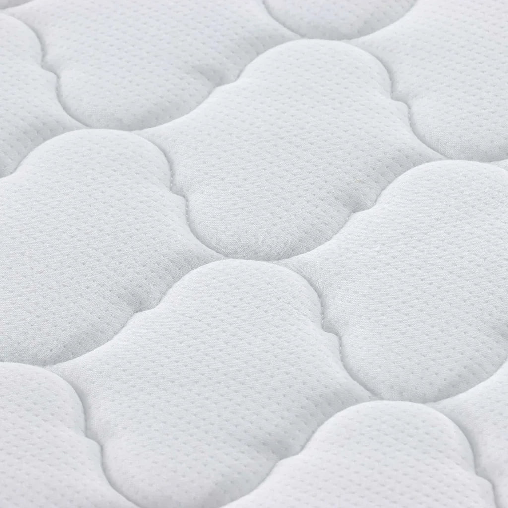 Topper al cocco Bianco 200 x 200 cm Tessuto Jacquard 4106400