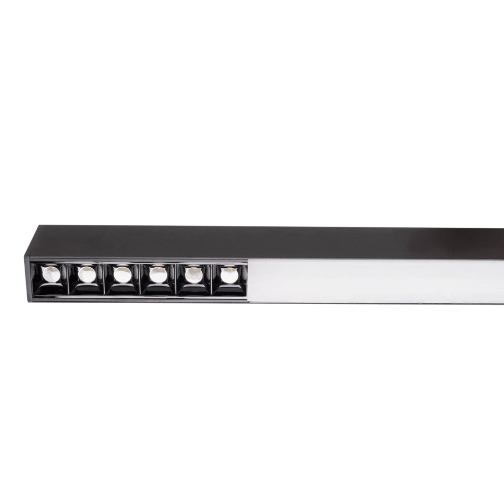 Plafoniera lineare LED nera moderna 40W Maxlight RX