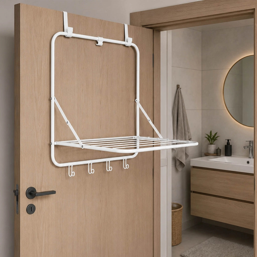 Asciugatrice pieghevole KADAX per bagno, 5 barre, robusta