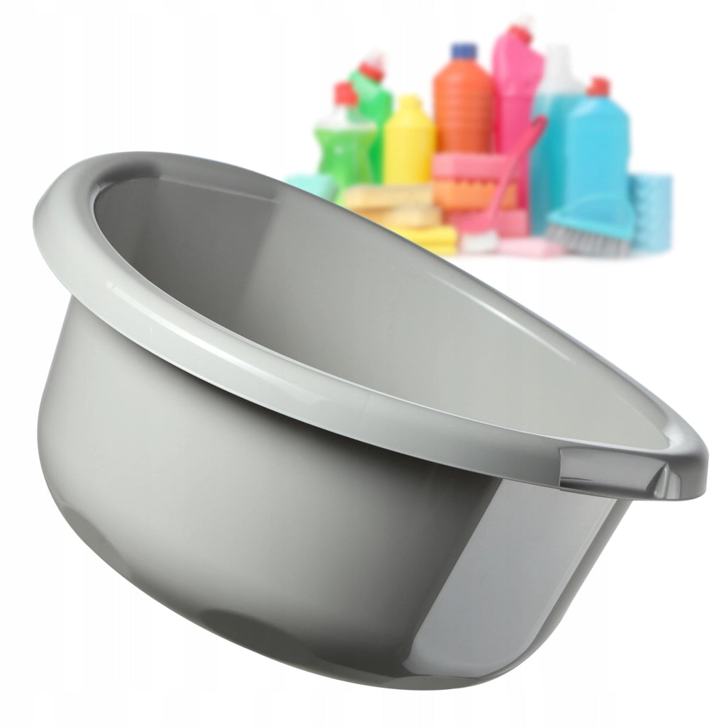 Bacinella universale rotonda in plastica KADAX da 8 litri per bucato