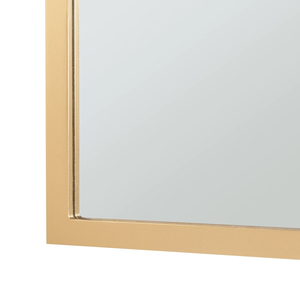 Specchio da Parete Hämeenkyrö 90 x 60 cm color Oro [en.casa]