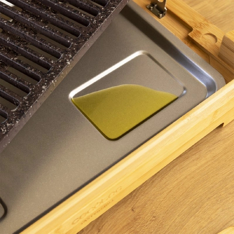 CECOTEC 03092 - Piastra da cucina Tasty&Grill 2000 Bamboo Linestone