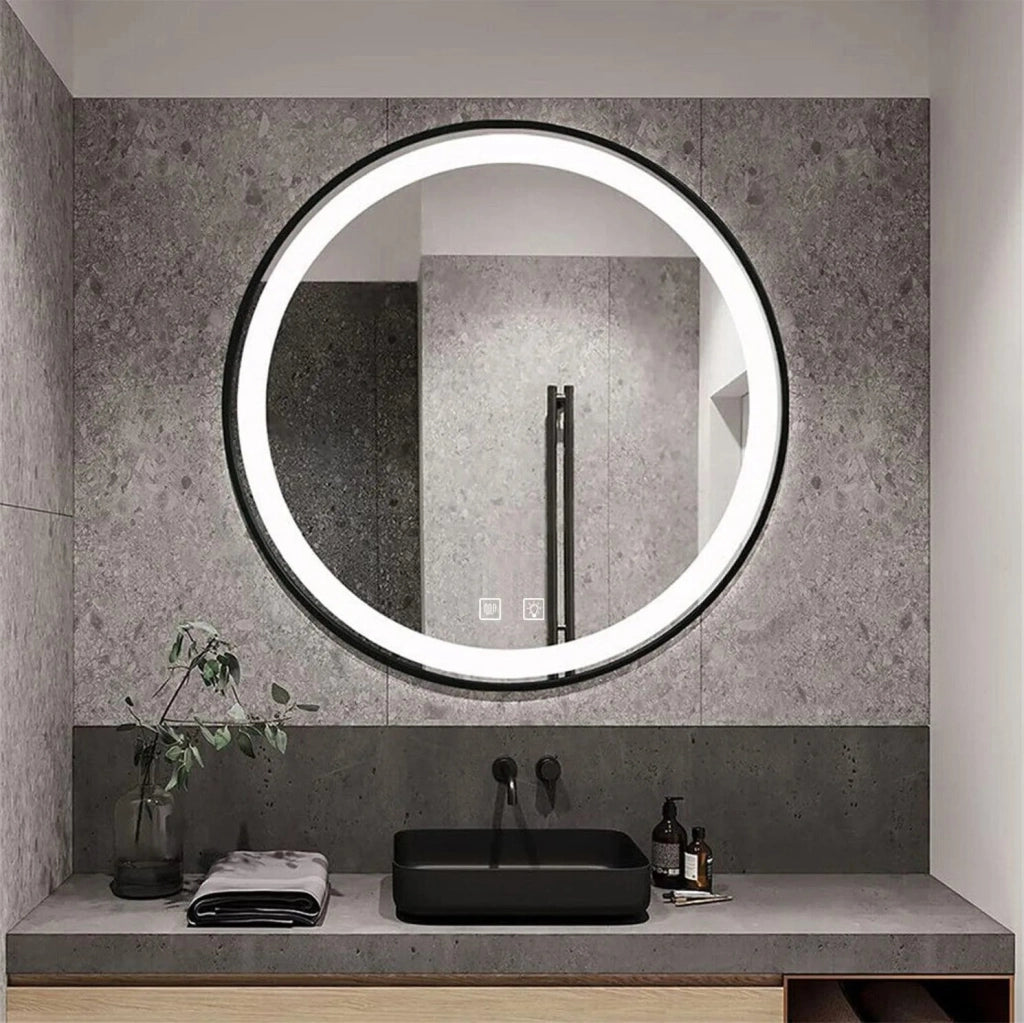 Specchio Led 90cm Mmj Black