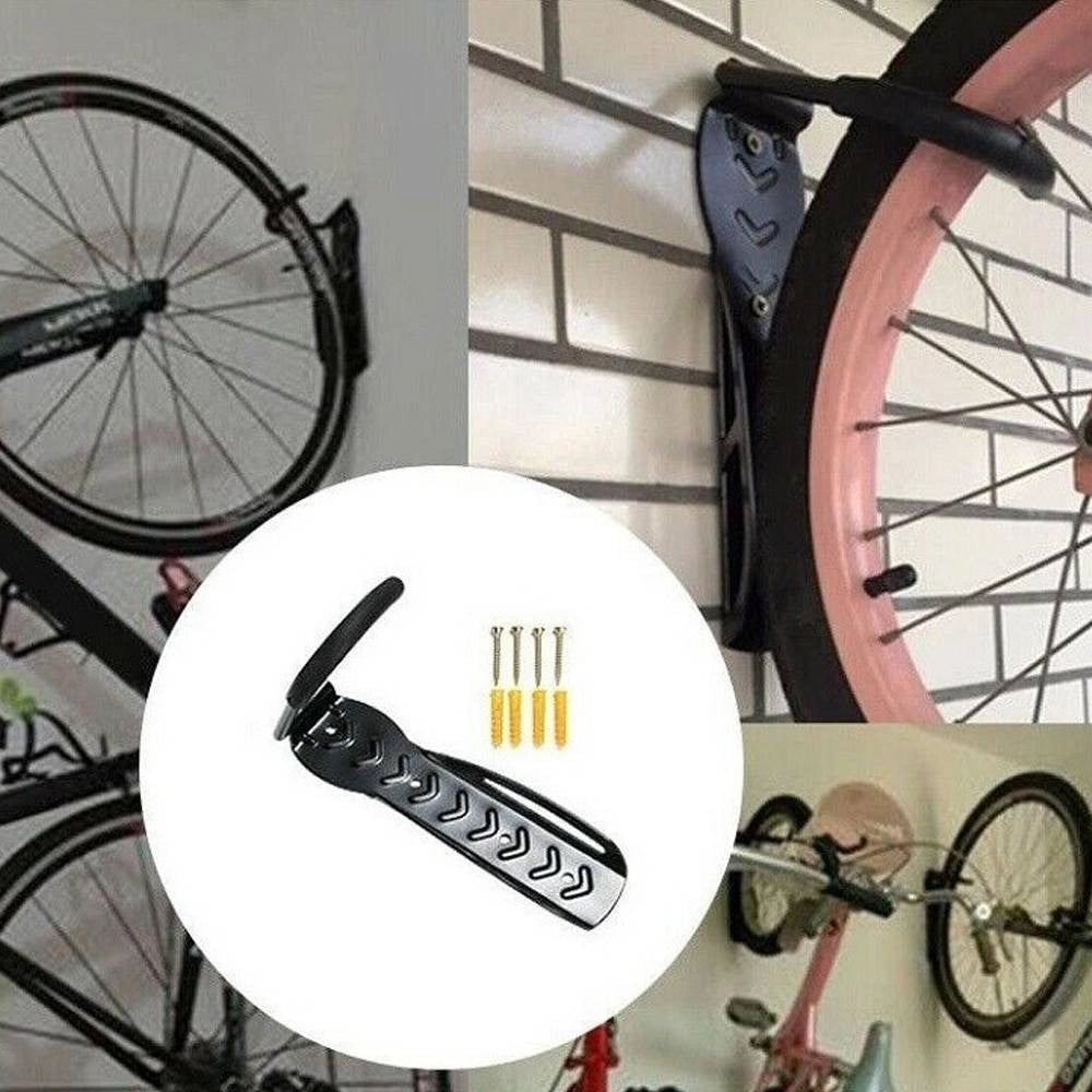 Trade Shop - Cavalletto Supporto Per Bici Bicicletta Da Muro Parete Salvaspazio Mountain Bike -