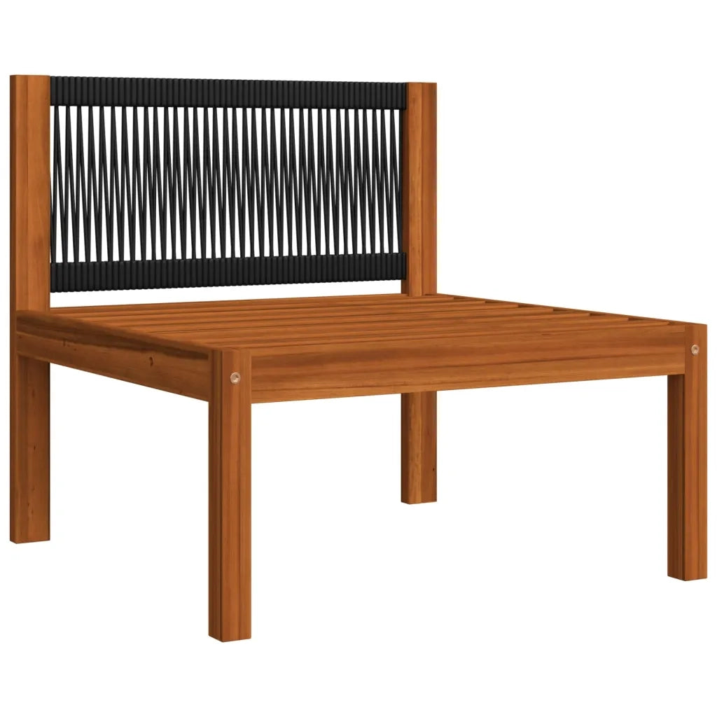 Set da giardino 6 pezzi con cuscini crema 63x63 cm 3057901