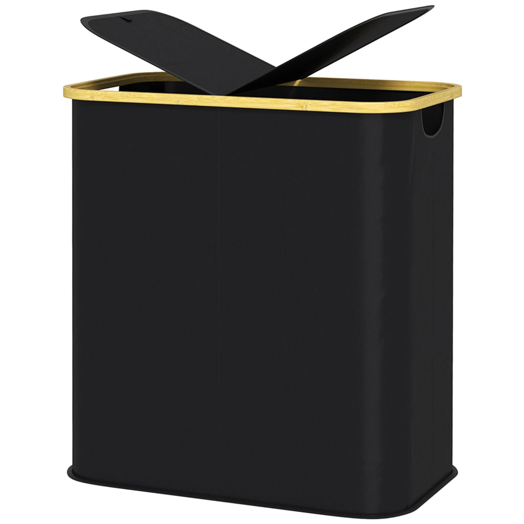 Cestello pieghevole per biancheria ¨C Minimal ¨C 80 L nero