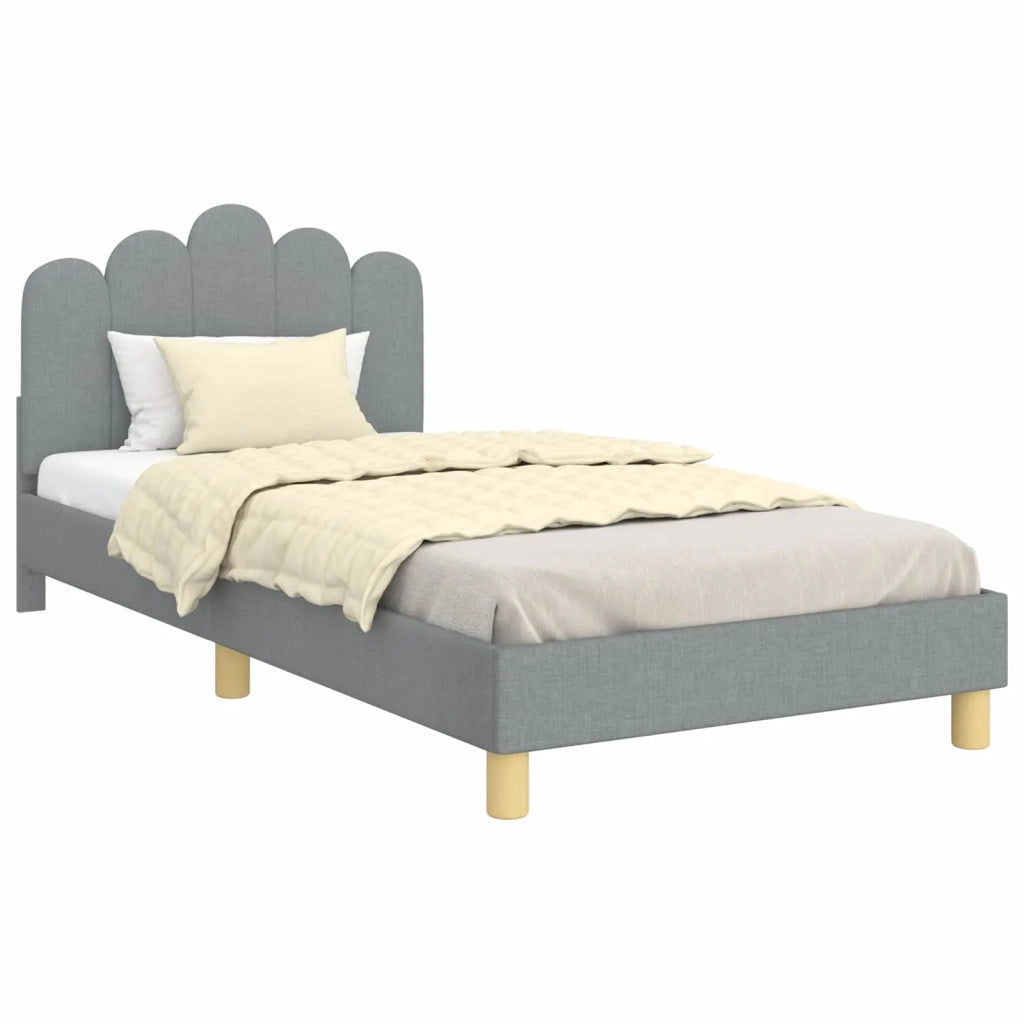 Struttura letto bambini con testata Grigio chiaro 80 x 200 cm 42011049