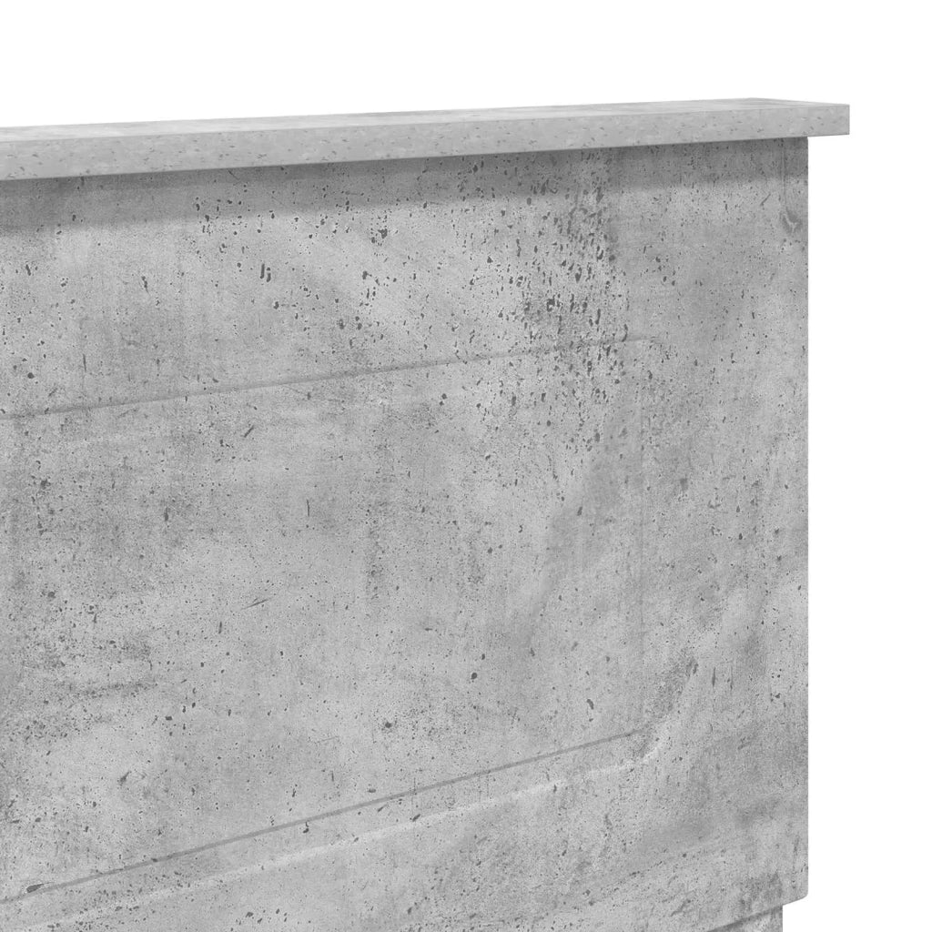 Testiera Grigio cemento Legno ingegnerizzato 888257
