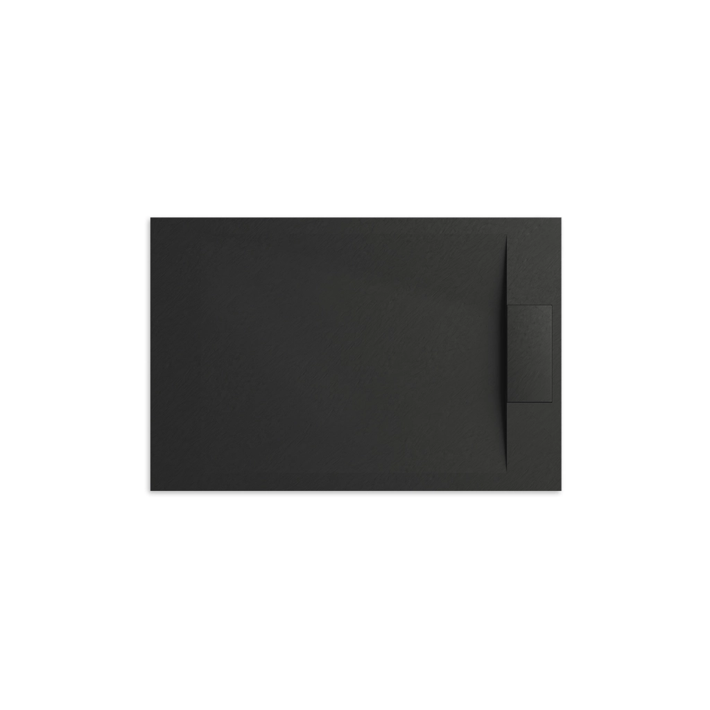 Piatto doccia 70x90 effetto pietra colore nero | Cosmos