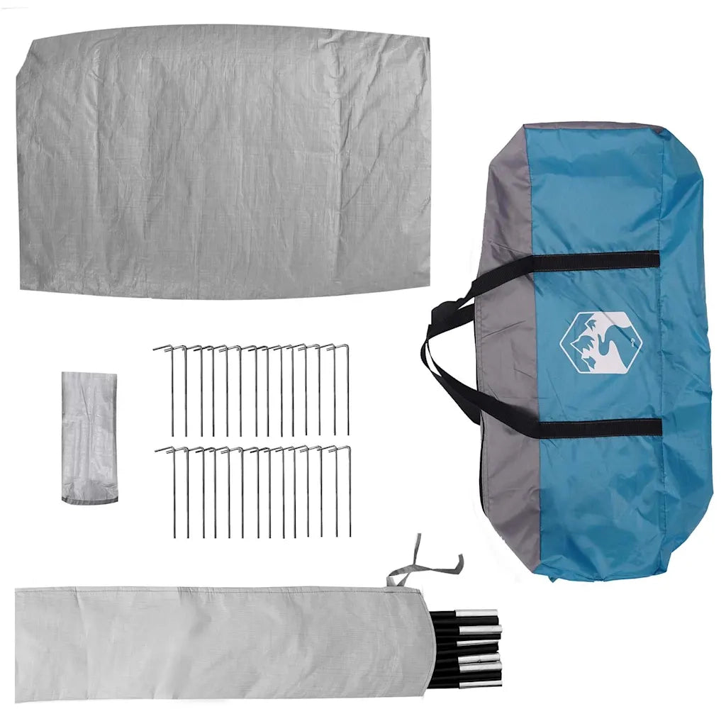 Tenda da campeggio Capanna Blu 420 x 420 x 227 cm Poliestere 42001027