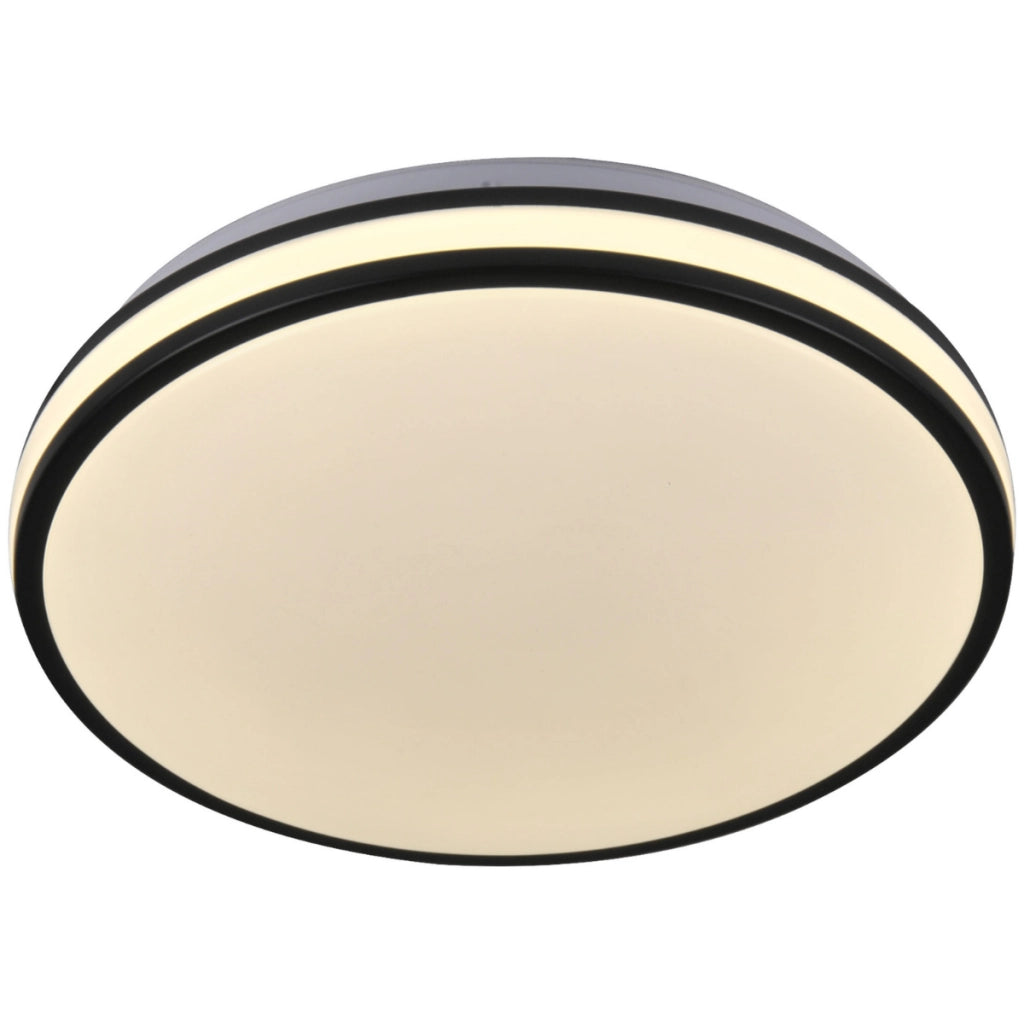 Plafoniera LED Polux Orbit nera 38cm 24W 4000K 2600lm